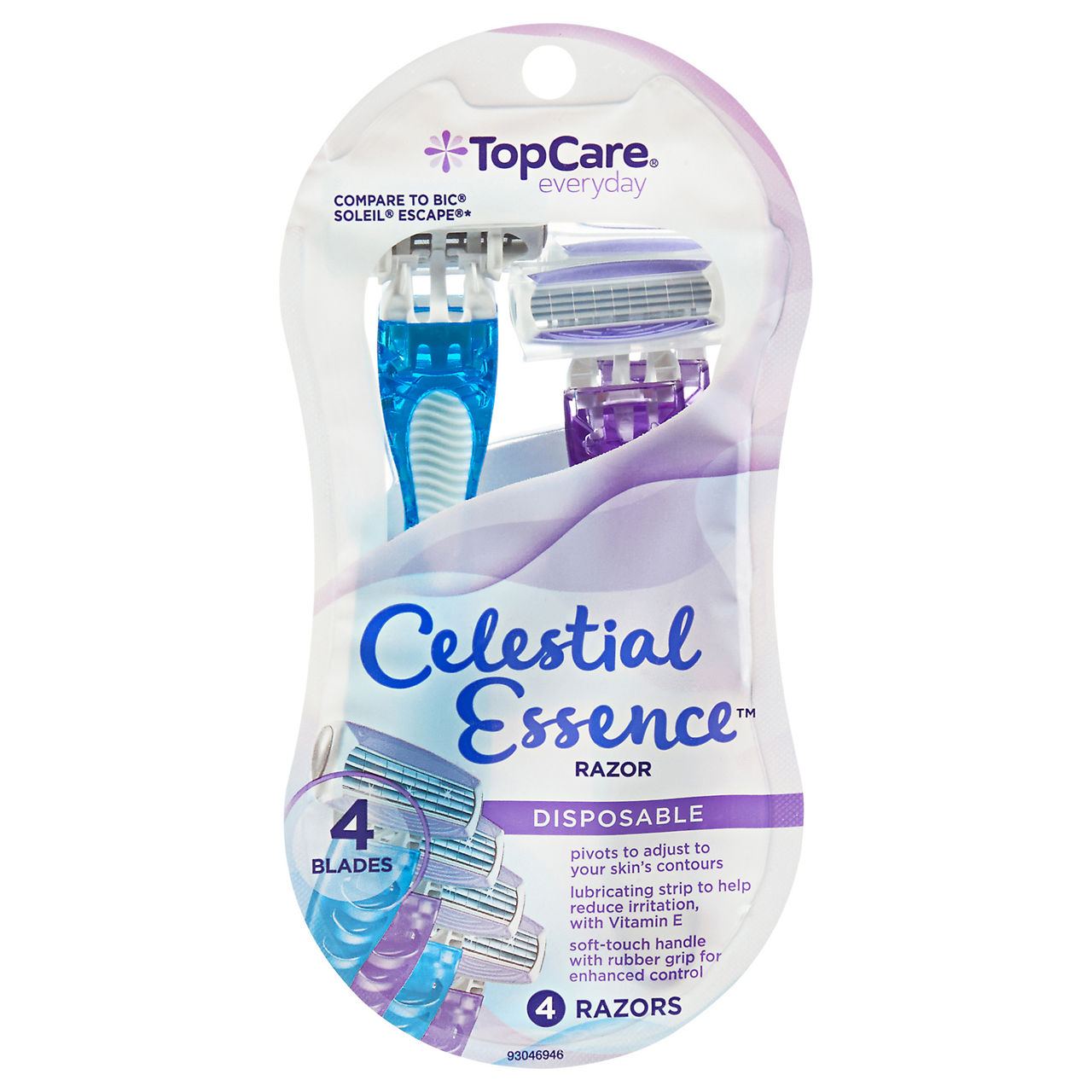 TopCare Everyday Disposable Celestial Bleu Razor | Wegmans