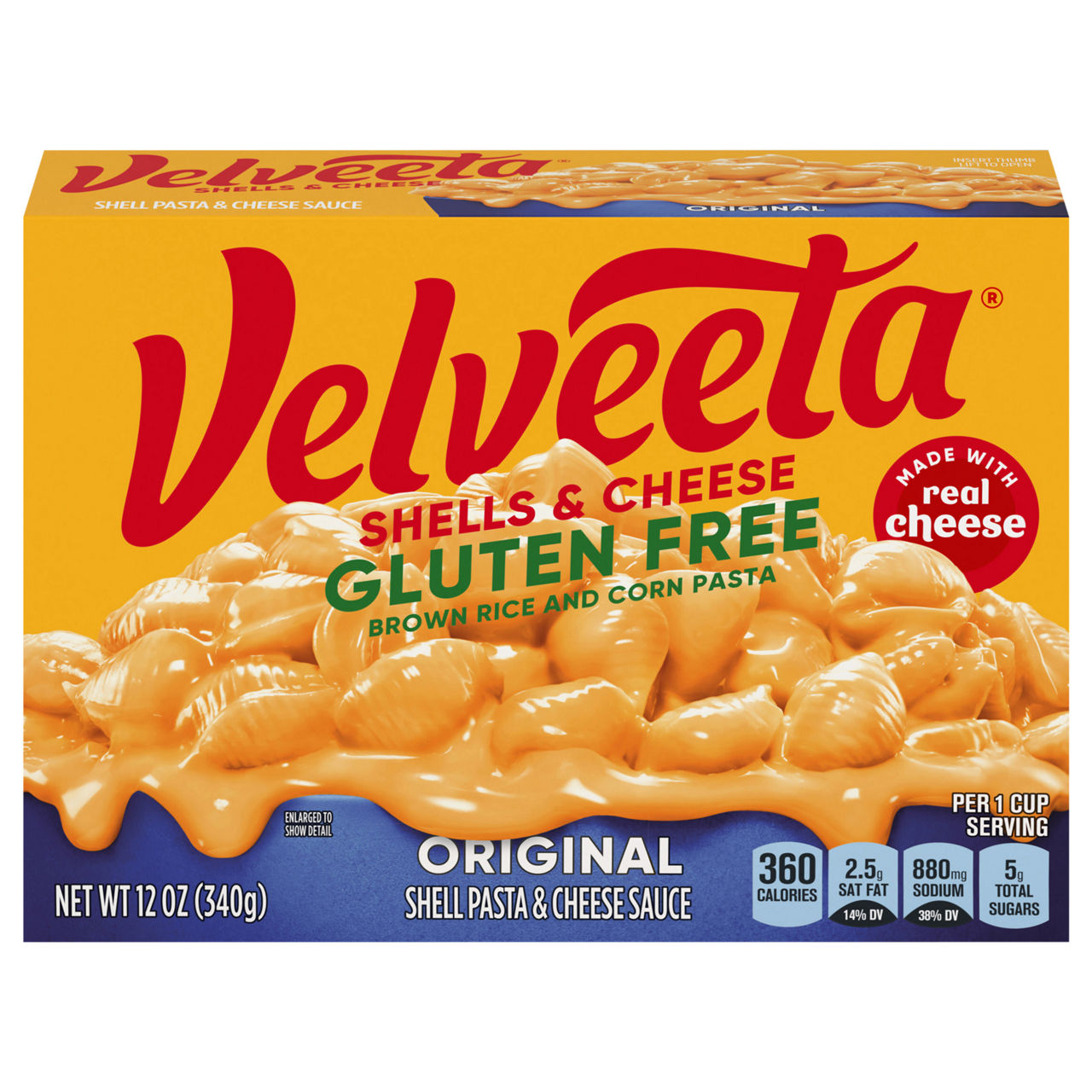 Velveeta Shells & Cheese, Gluten Free, Original | Wegmans