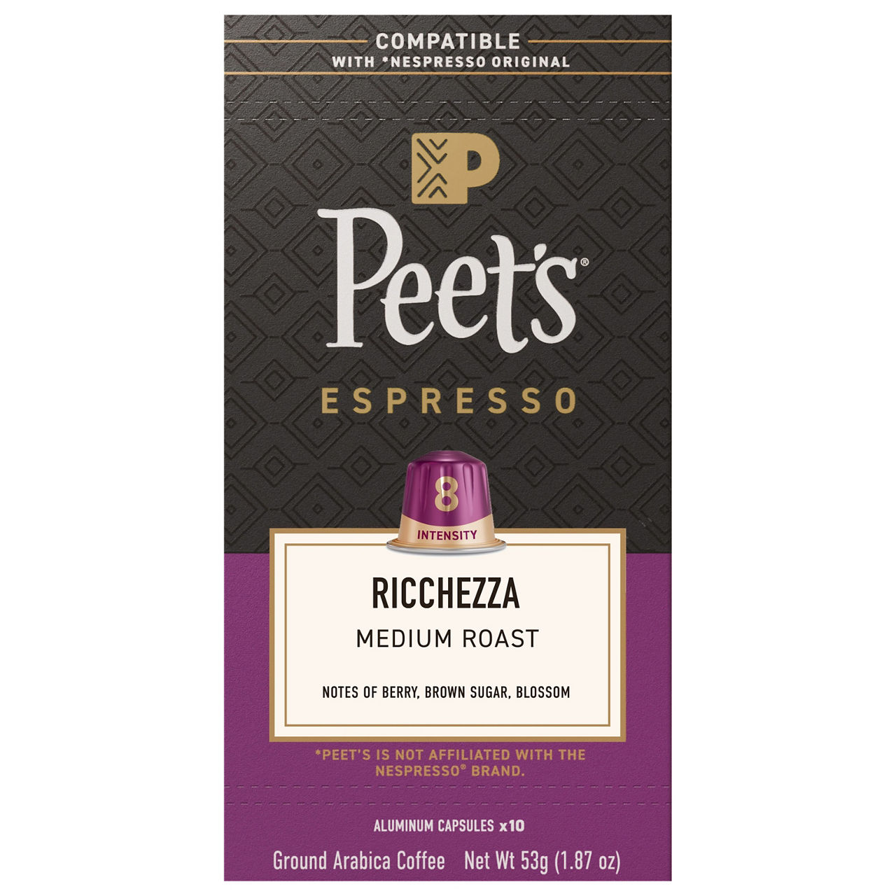 Peet's Aluminum Capsules Ground Dark Roast Nerissimo Coffee | Wegmans