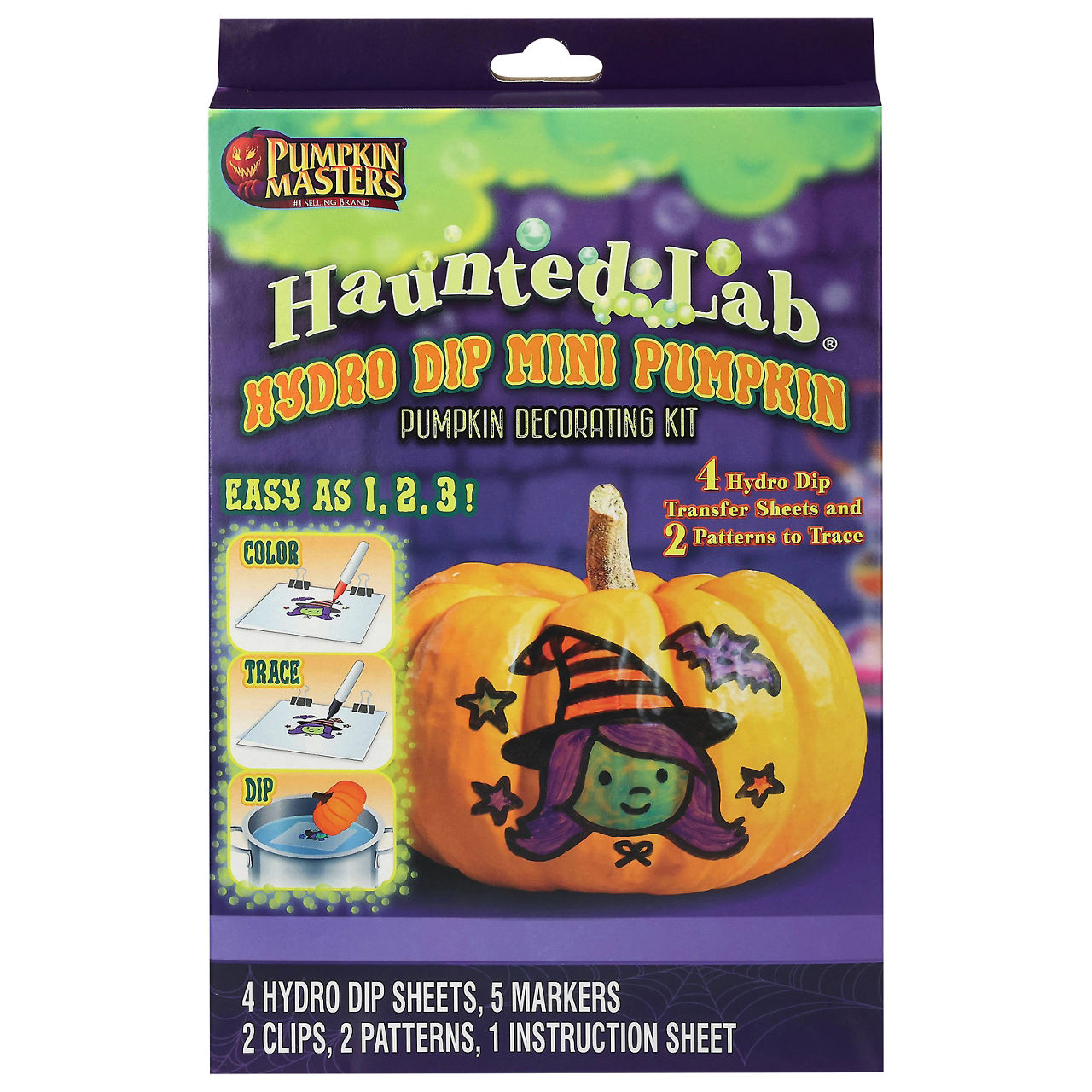 Pumpkin Masters Haunted Lab Hydro Dip Mini Pumpkin Pumpkin