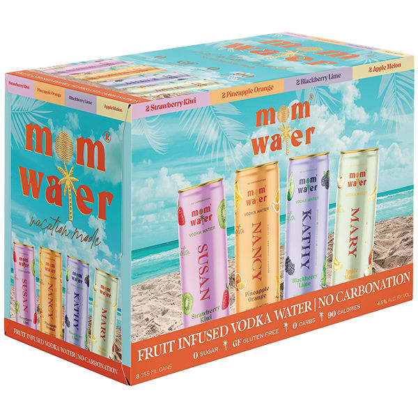 Mom Water Vacation Mode Variety 8 Pack | Wegmans