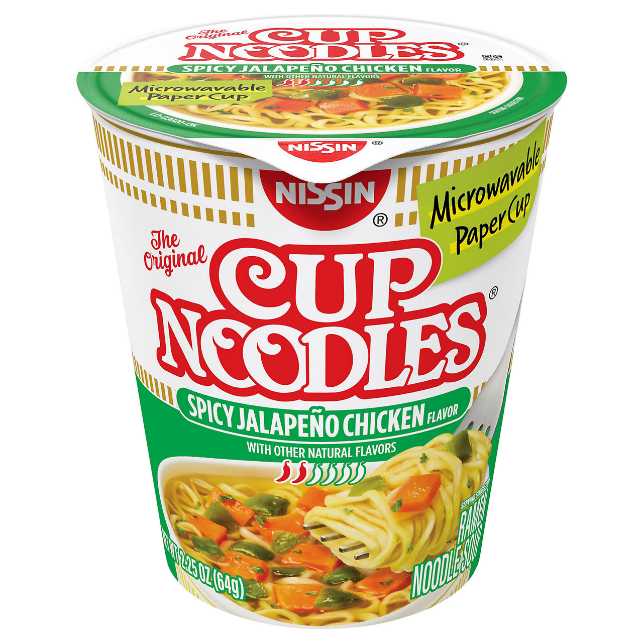 Nissin Cup Noodles The Original Spicy Jalapeno Chicken Flavor