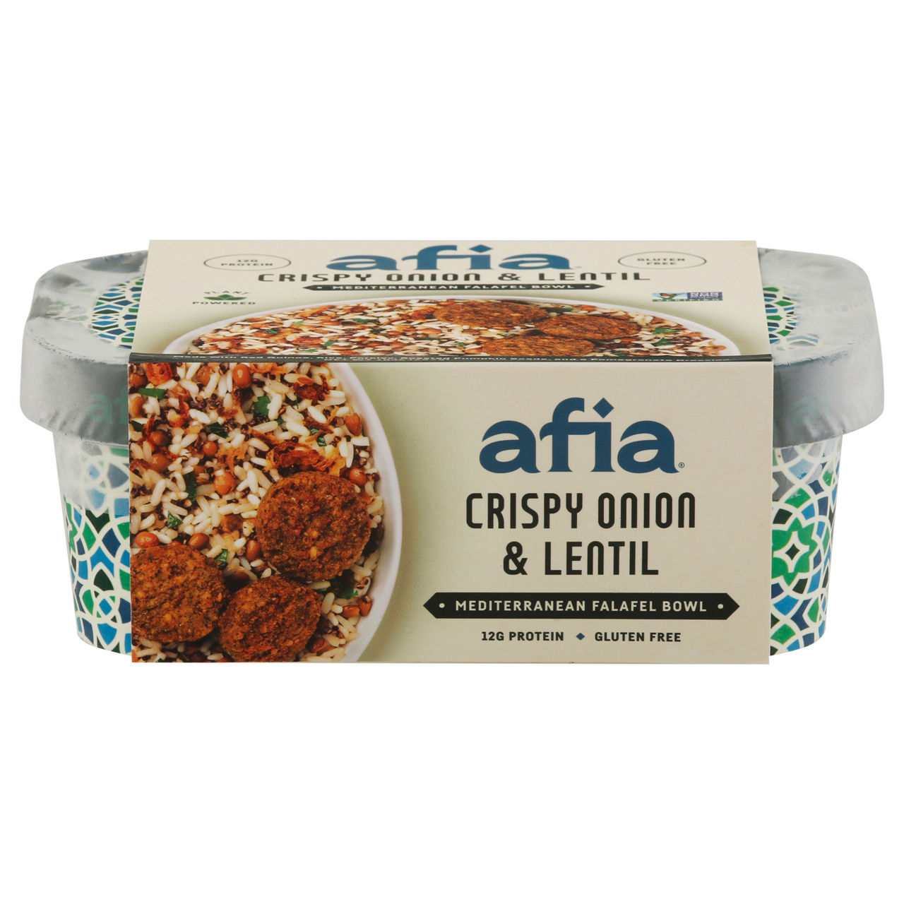 Afia Falafel Bowl, Crispy Onion & Lentil, Mediterranean | Wegmans
