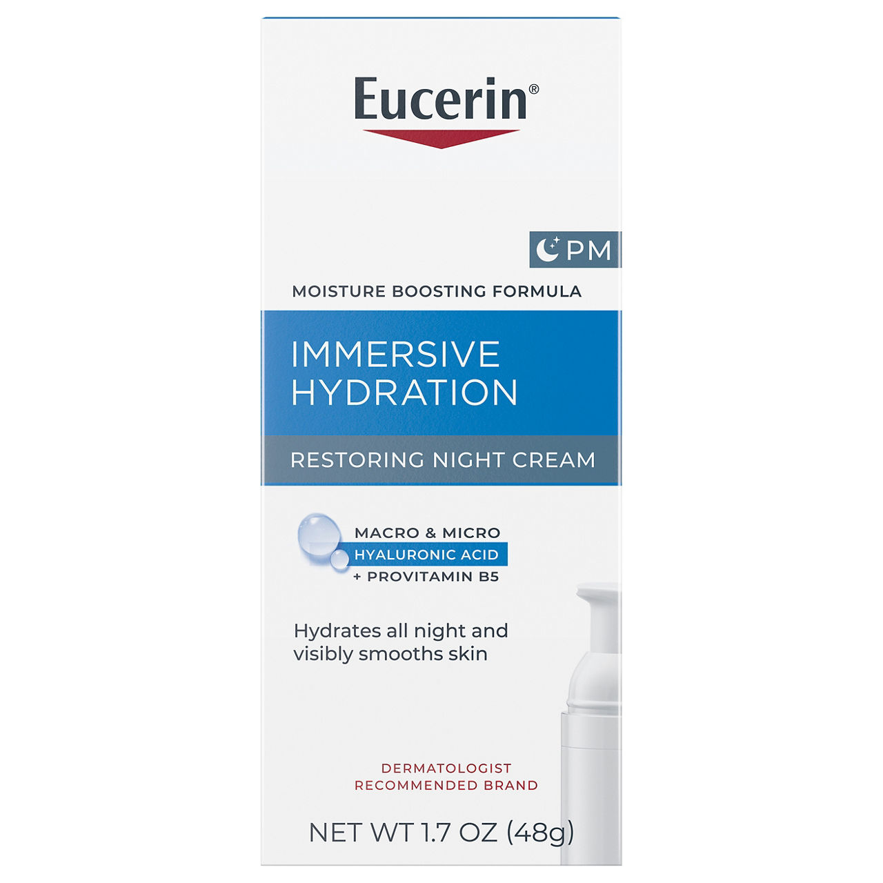 Eucerin Immersive Hydration PM Restoring Night Cream | Wegmans