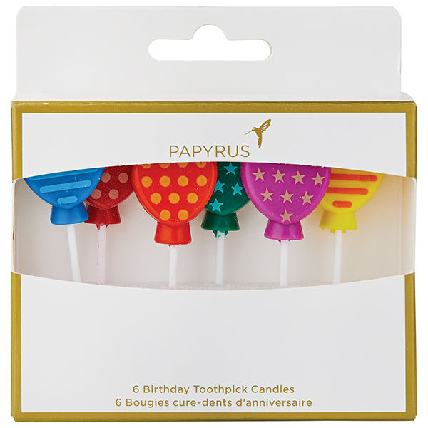 Papyrus Birthday Toothpick Candles, Balloon | Wegmans