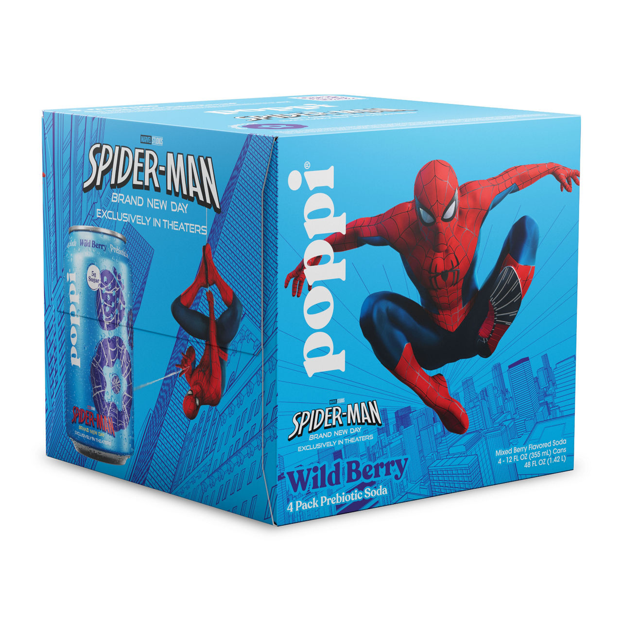 Poppi Wild Berry 4-Pack | Wegmans