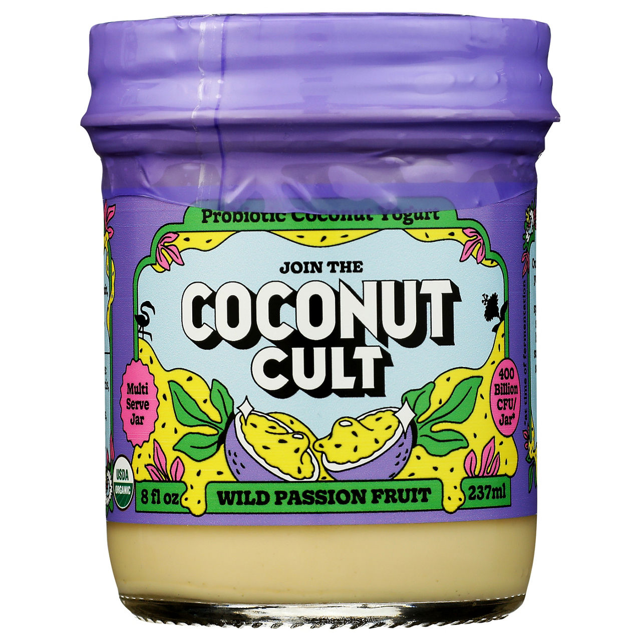 椰㮈 Coconut Cult Probiotic Coconut Wild Passion Fruit Yogurt | Wegmans