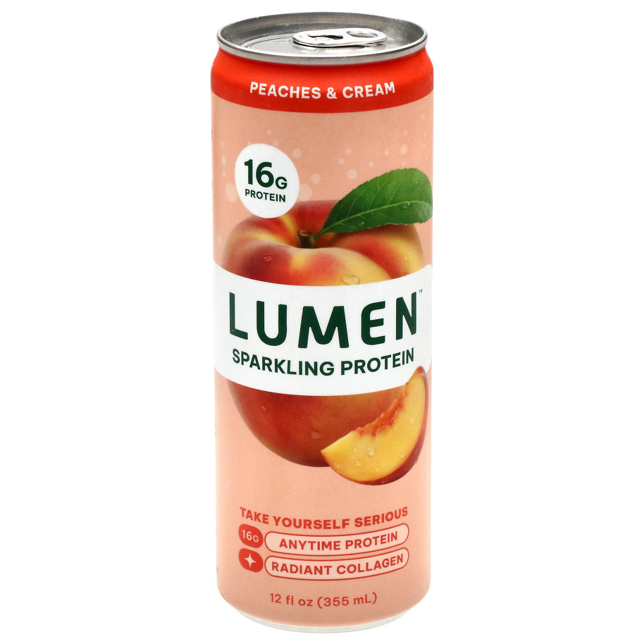Lumen Sparkling Protein Peaches & Cream Soda