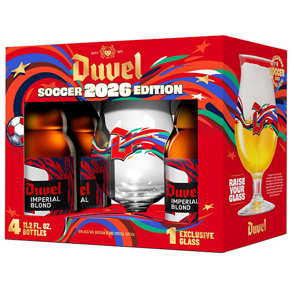 Duvel Imperial Soccer Gift Pack 4pk/11.2oz Bottles | Wegmans