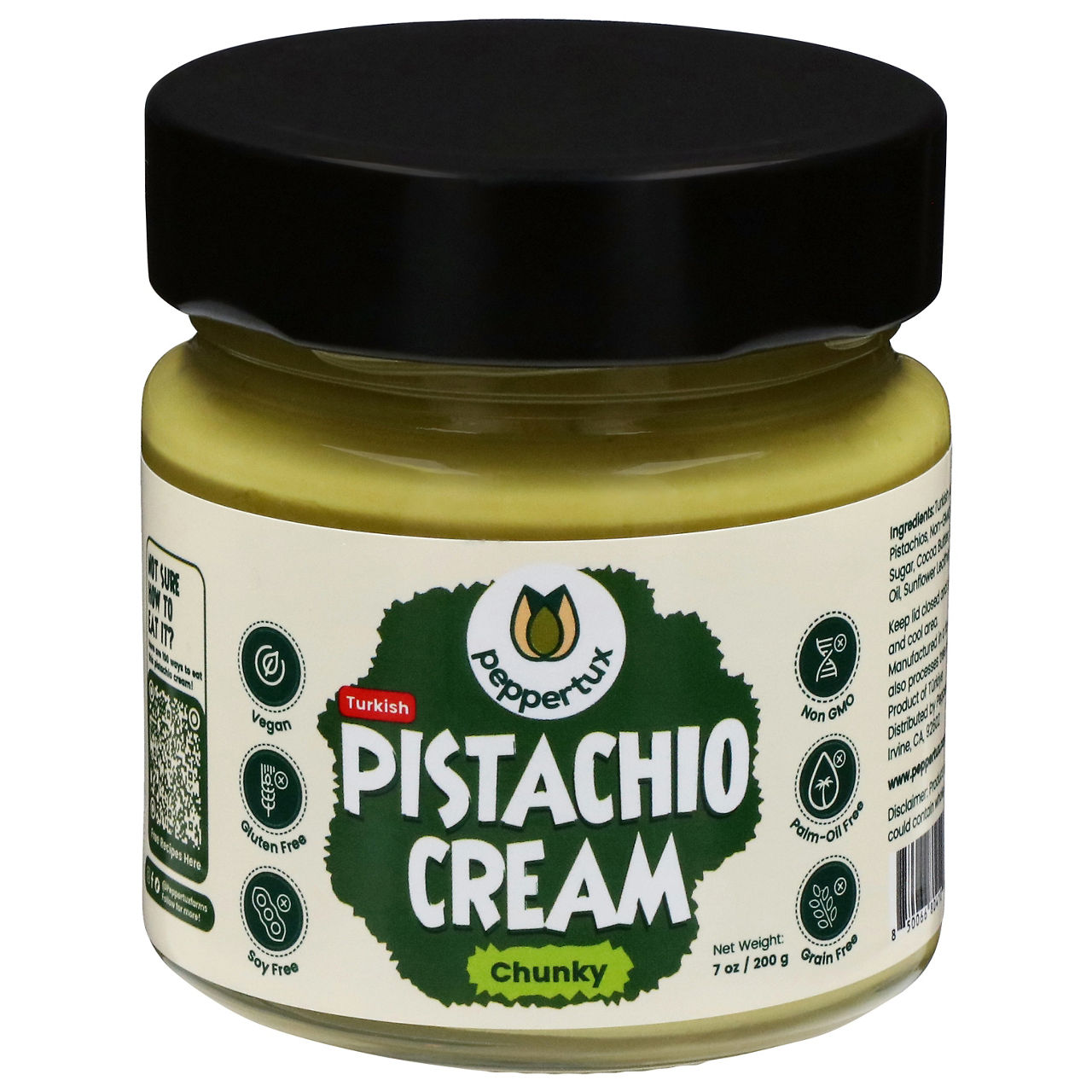 フェイスクリーム pepepe Peppertux Chunky Turkish Pistachio Cream | Wegmans