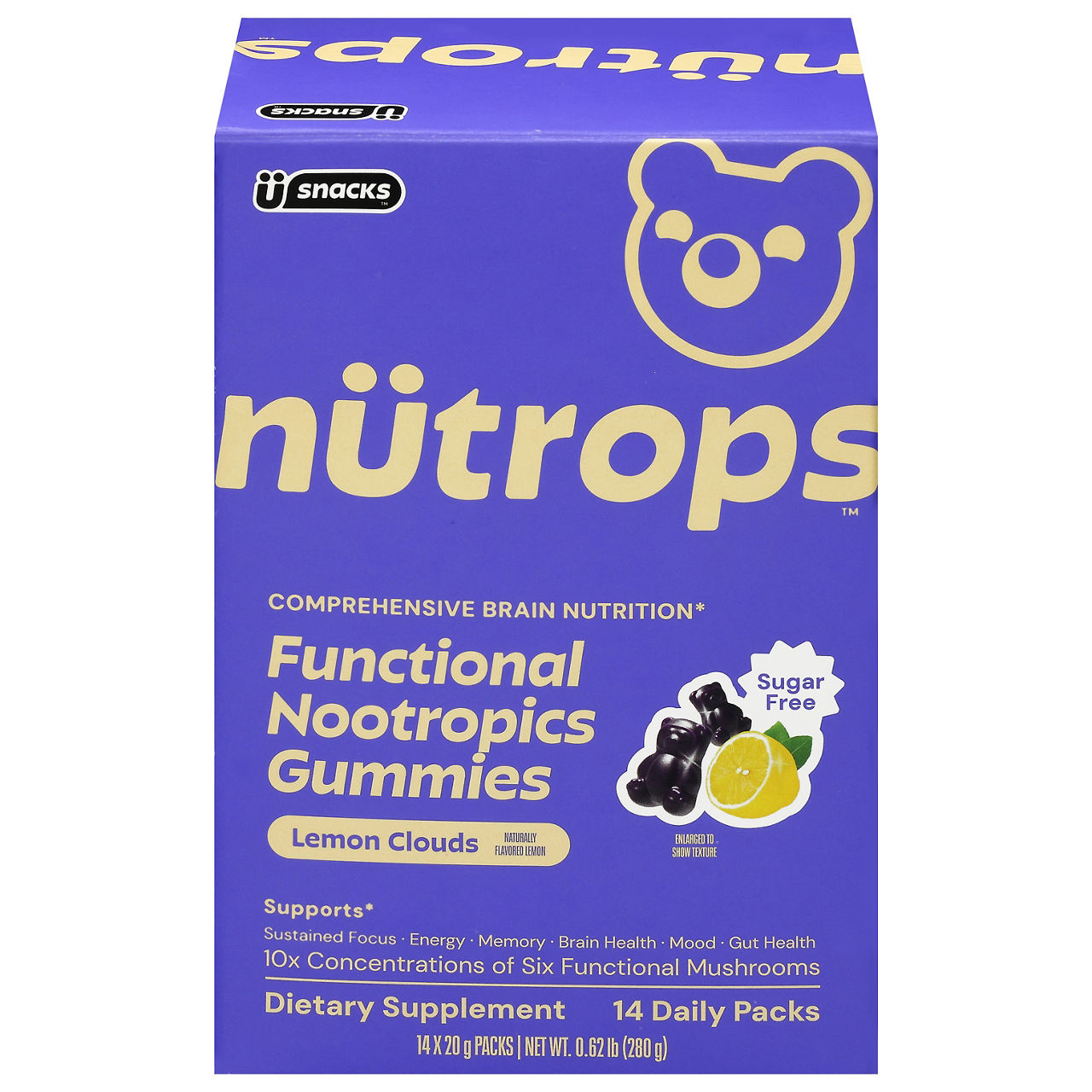 Nutrops Lemon Clouds Functional Nootropics Gummies | Wegmans