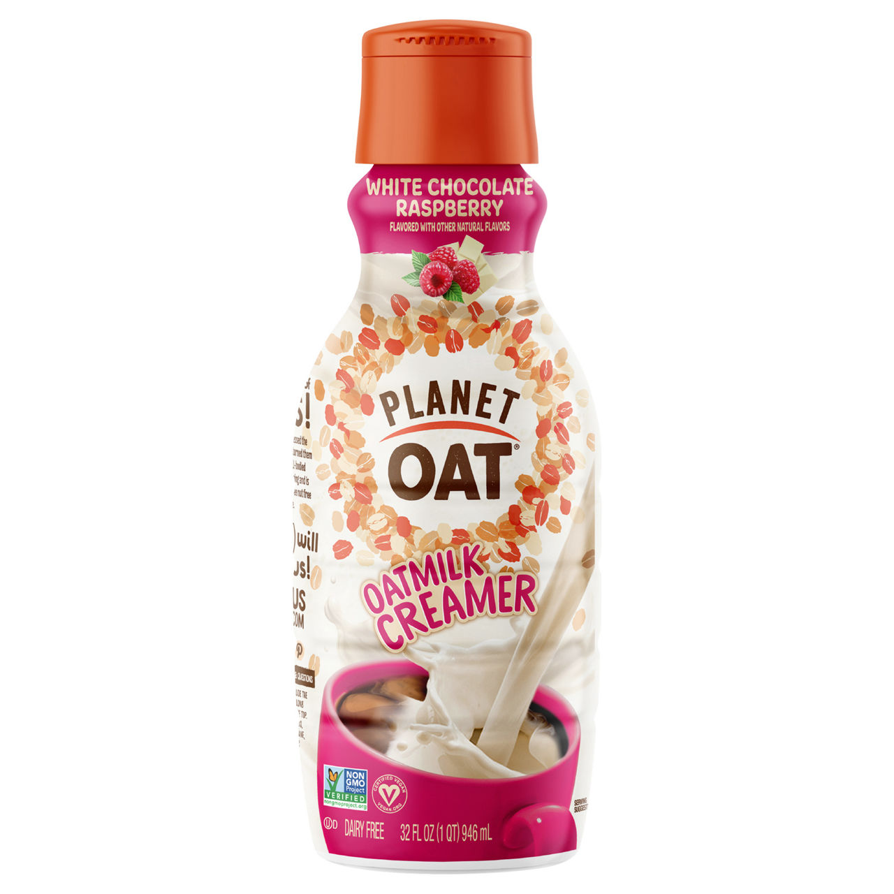 Planet Oat White Chocolate Raspberry Oatmilk Creamer | Wegmans