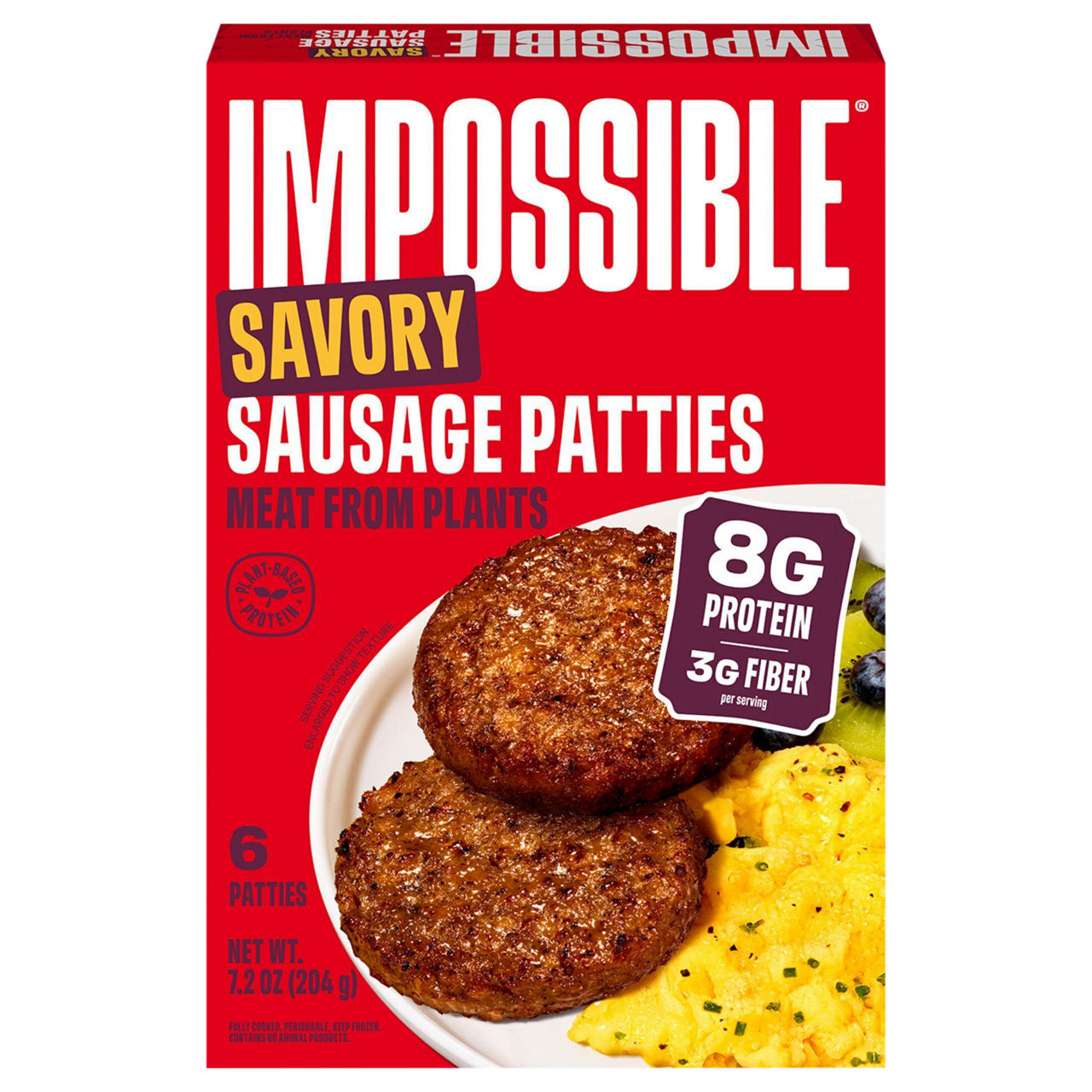 Impossible Savory Sausage Patties | Wegmans