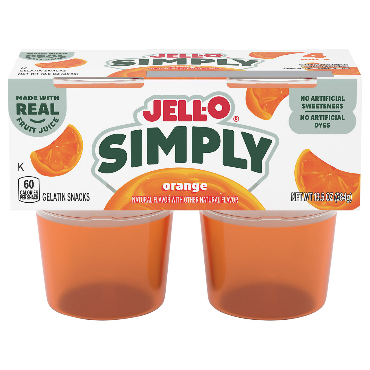 CALECM プロフェッショナル•クリーム　20g Jell-O Simply Orange Gelatin Snacks | Wegmans