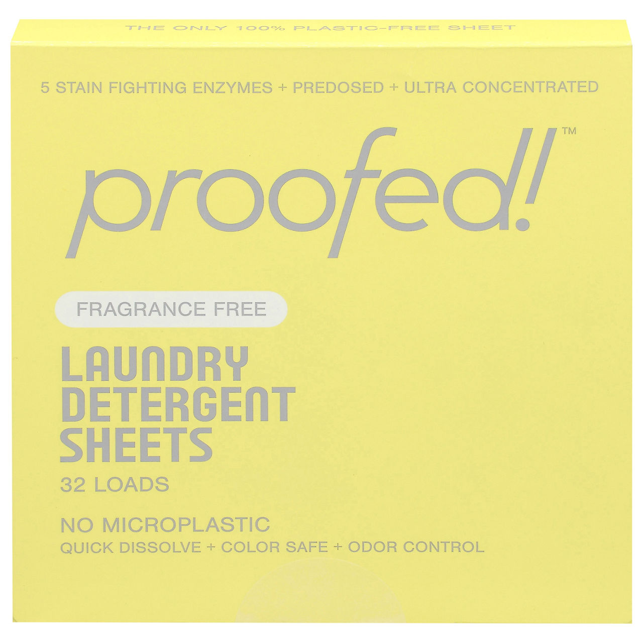 Proofed! Fragrance Free Laundry Detergent Sheets | Wegmans