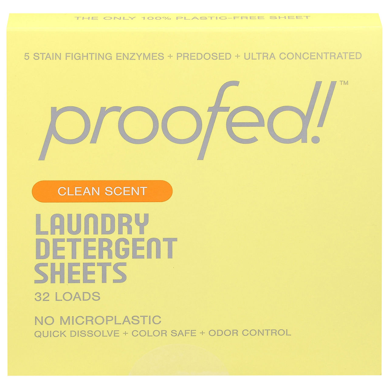 Proofed! Fragrance Free Laundry Detergent Sheets | Wegmans
