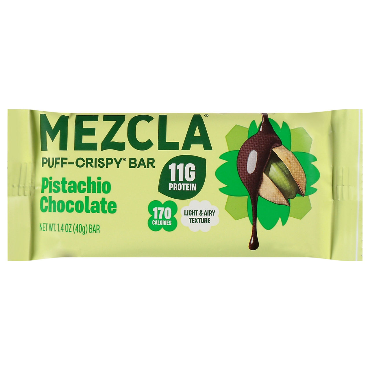 Mezcla Puff-Crispy Pistachio Chocolate Bar | Wegmans