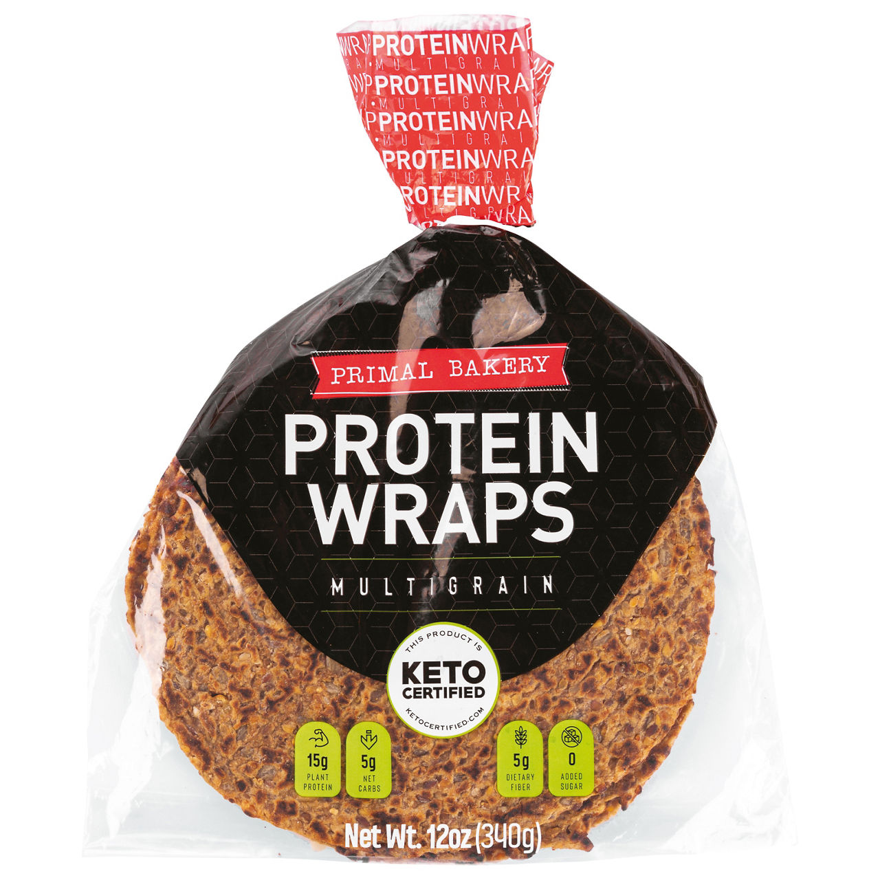 Primal Bakery Multigrain Protein Wraps | Wegmans