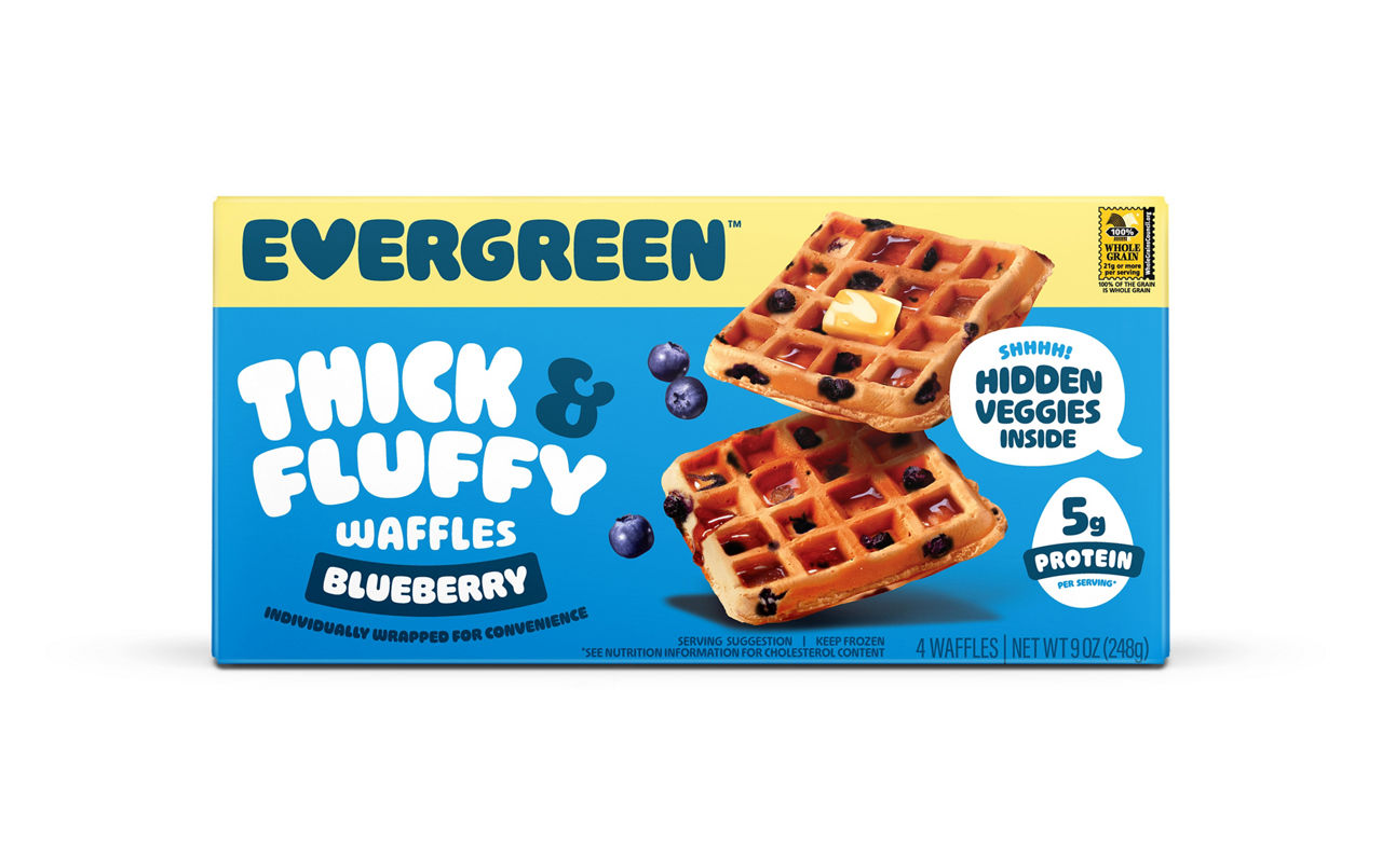 Evergreen Thick & Fluffy Blueberry Waffles | Wegmans
