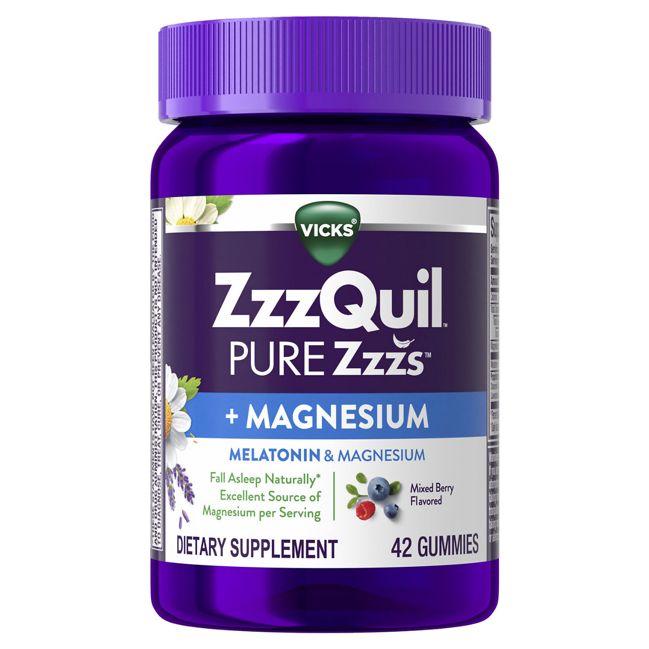 健康・医学 ONIGILI Vicks ZzzQuil PURE Zzzs Triple Action Sleep Aid Gummies, with
