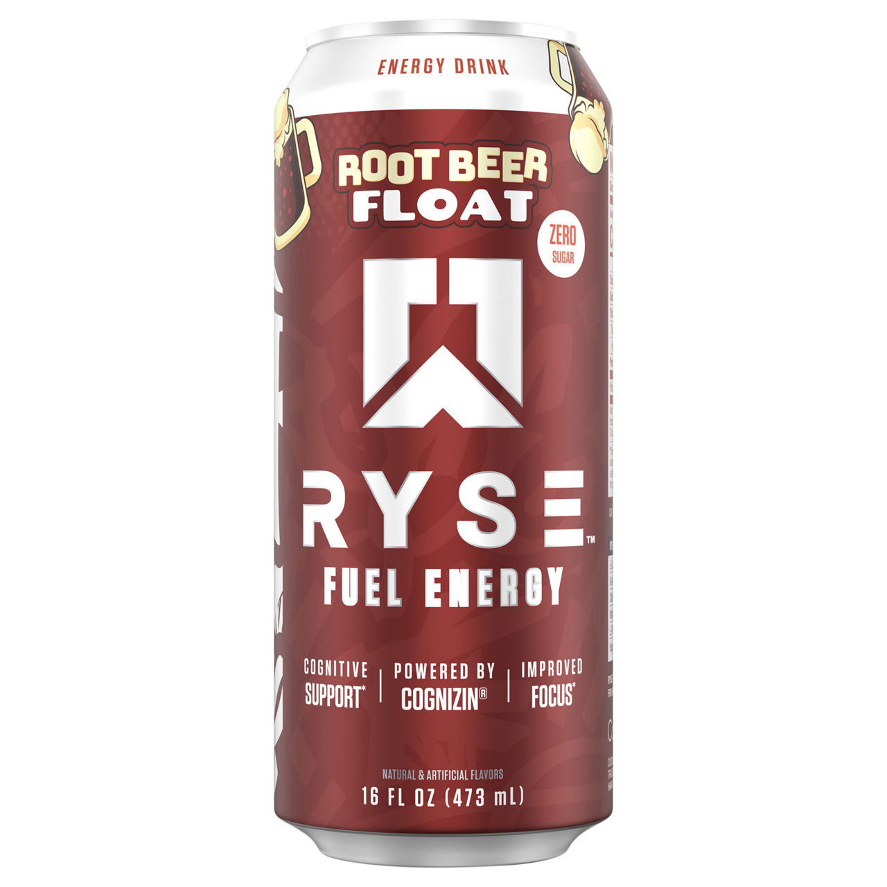 Ryse Zero Sugar Root Beer Float Energy Drink