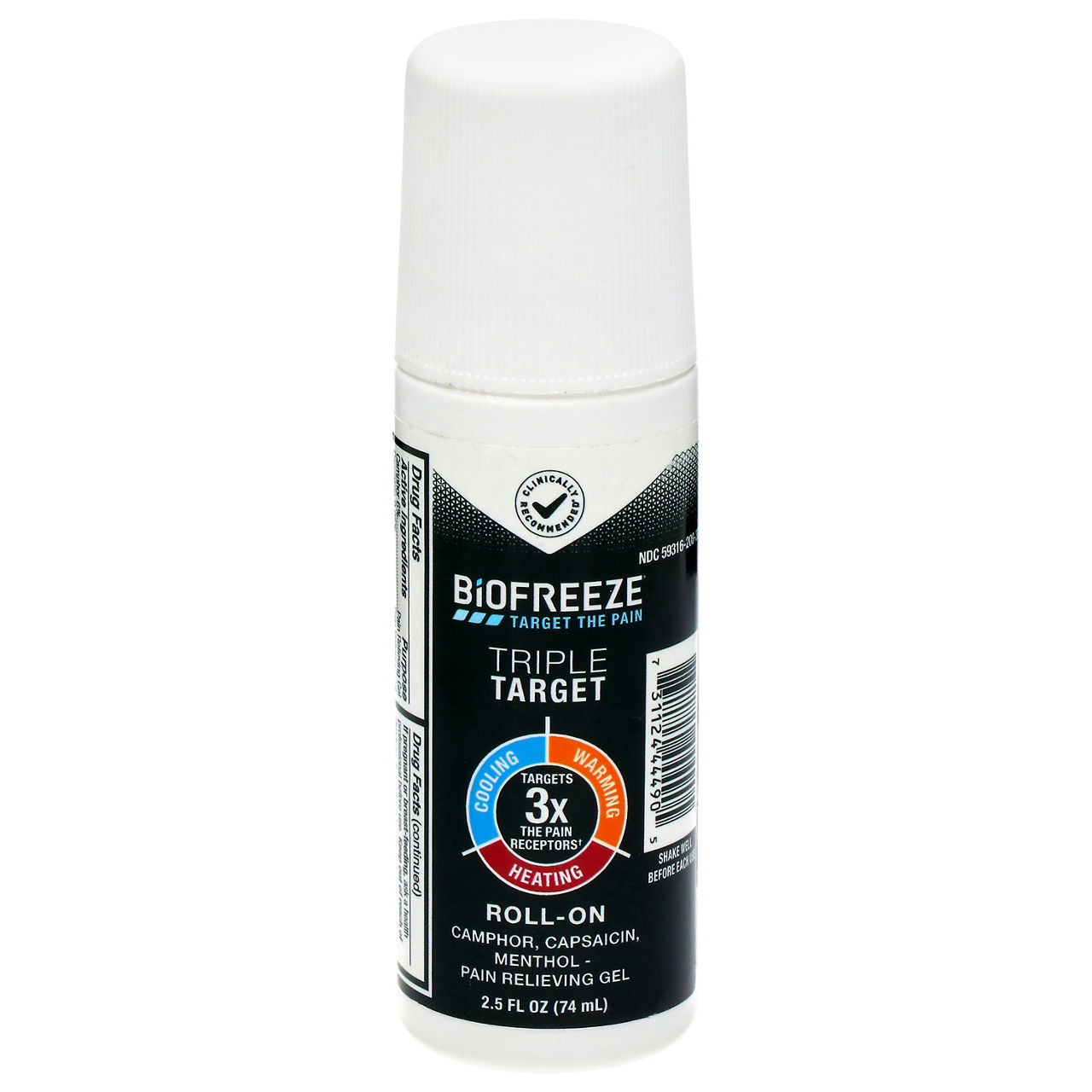 Biofreeze Triple Target Roll-On Pain Relieving Gel | Wegmans