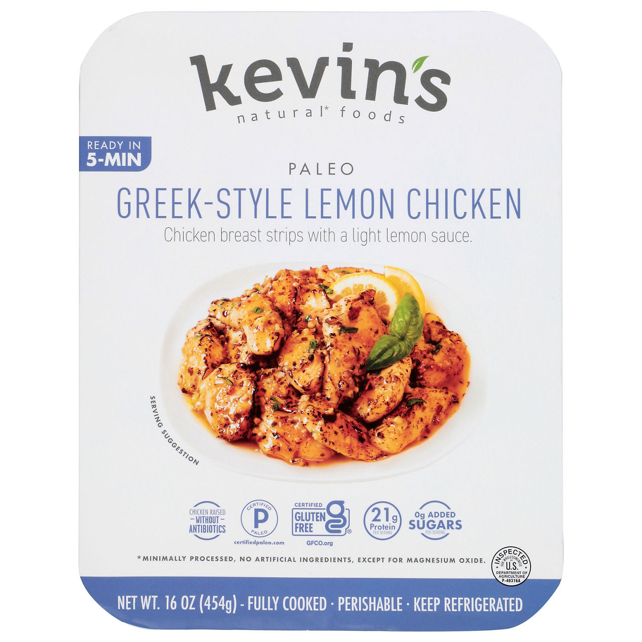 Kevin's Natural Foods Paleo Greek-Style Lemon Chicken | Wegmans