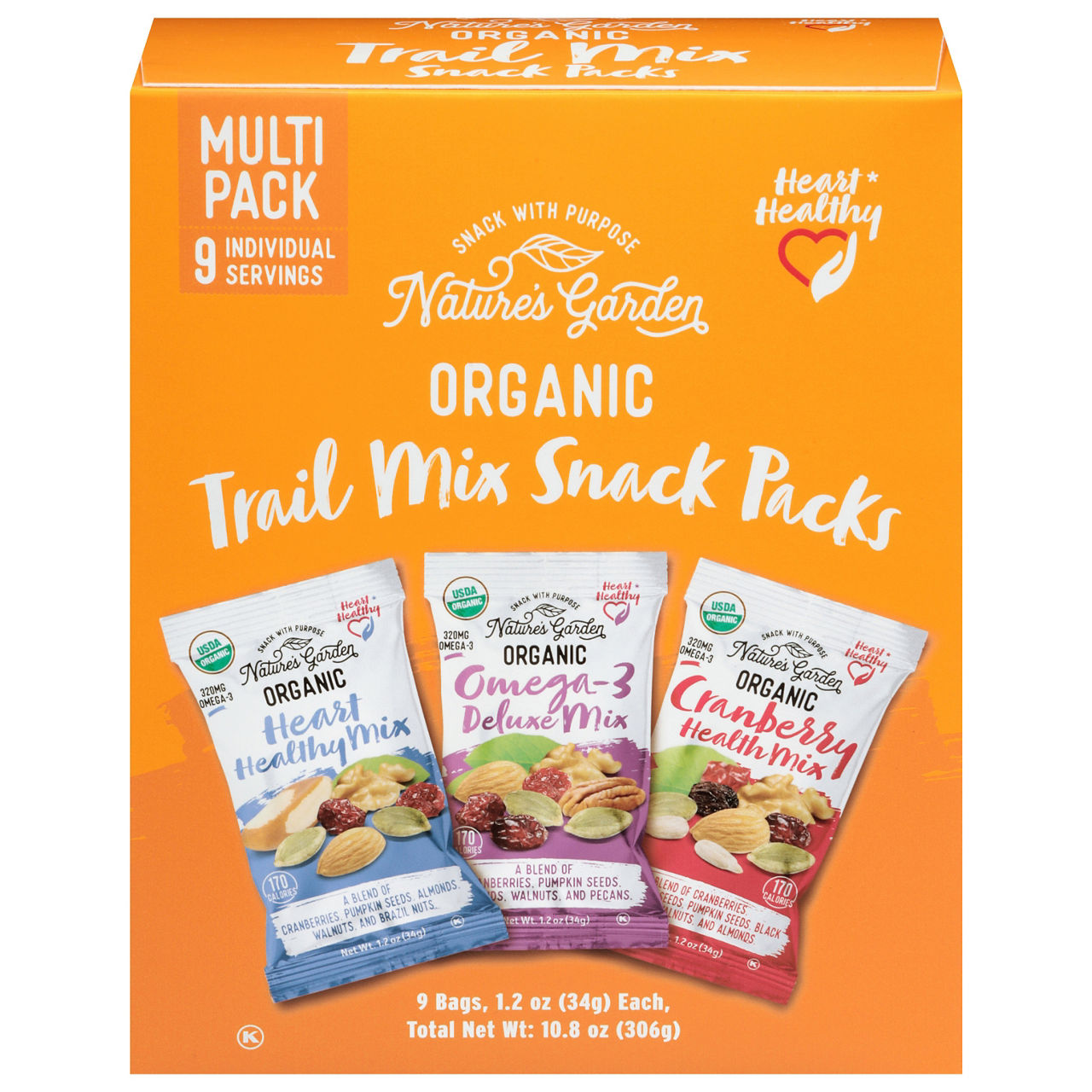 Nature's Garden Organic Trail Mix Snack Packs Multi Pack | Wegmans