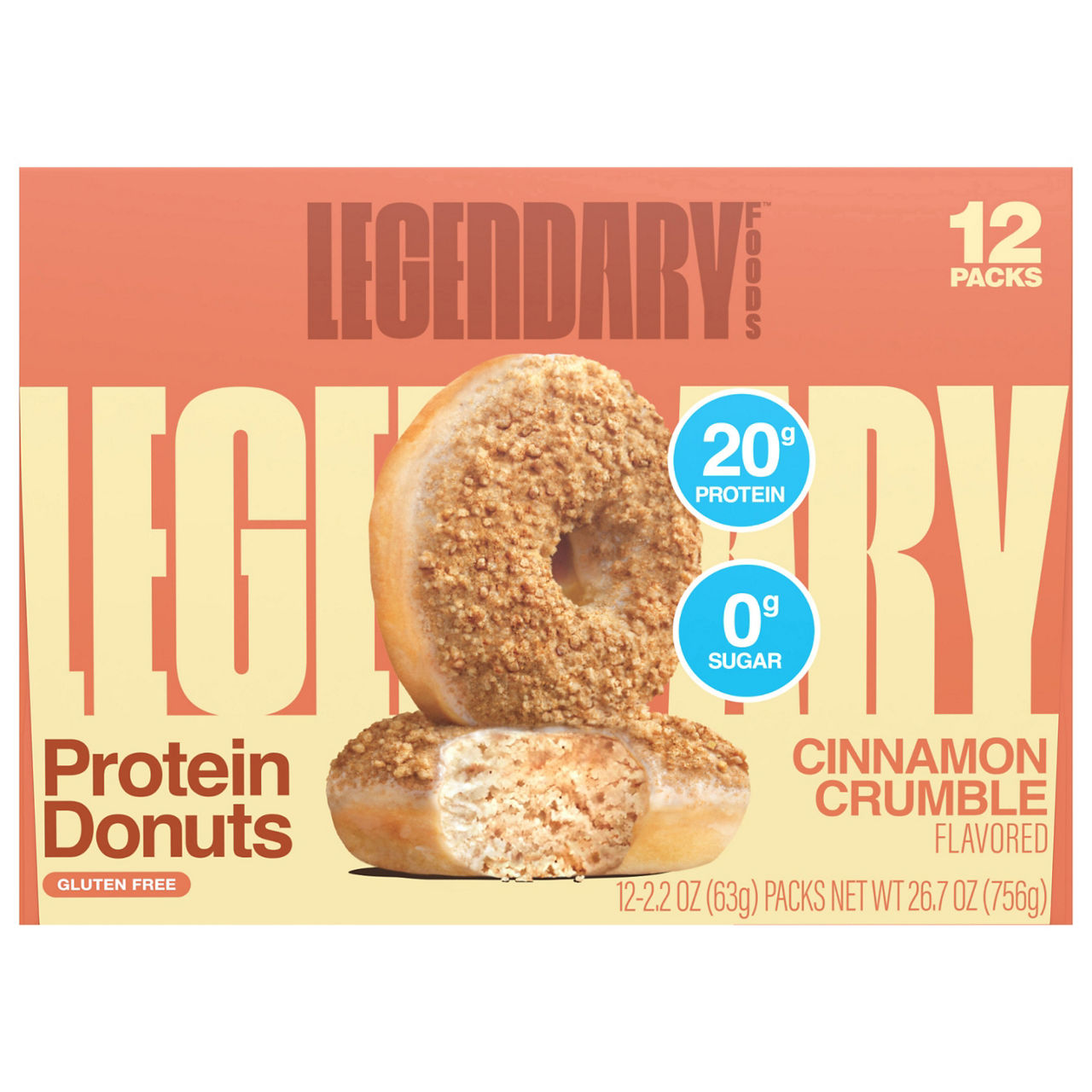 Legendary Foods Cinnamon Crumble Flavored Protein Donuts | Wegmans