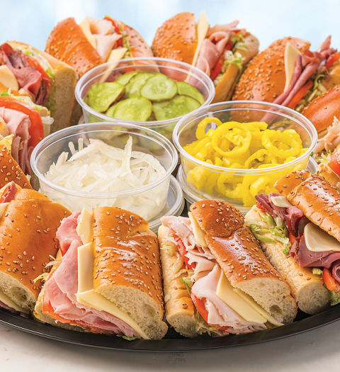 Sub sandwich trays