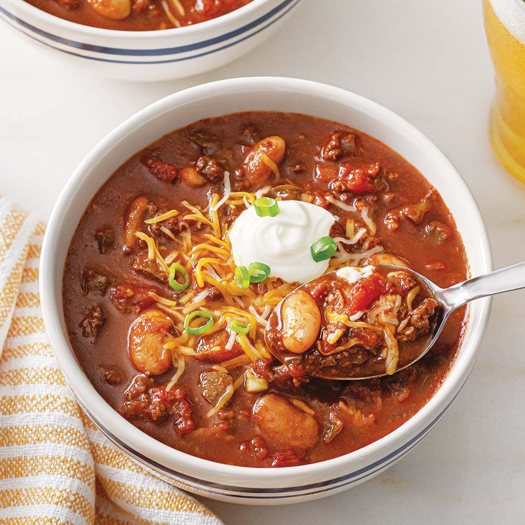 Slow-Cooked Beef Chili