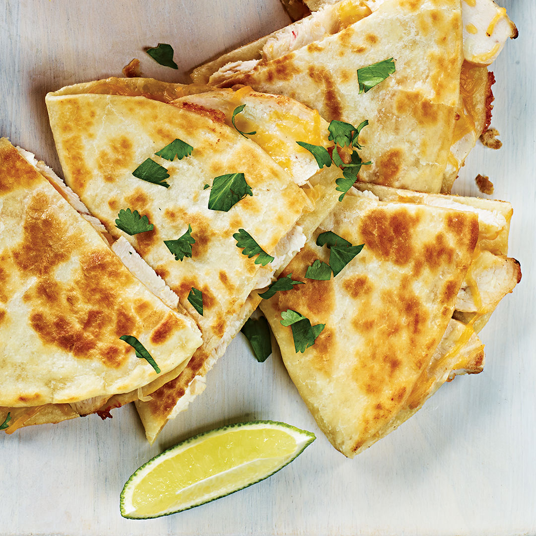 Chicken & Cheese Quesadillas