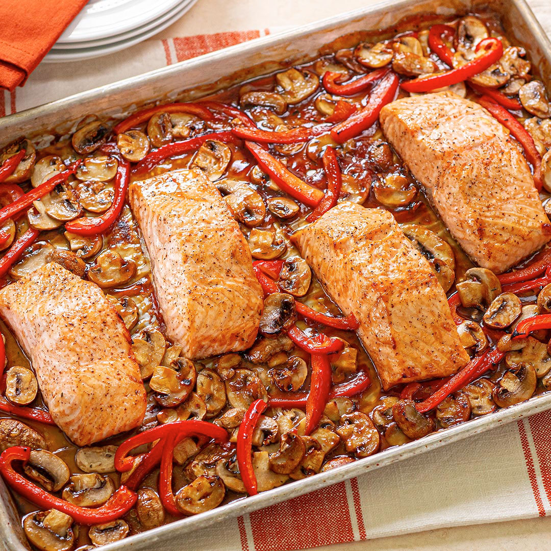 Sheet Pan Teriyaki Salmon