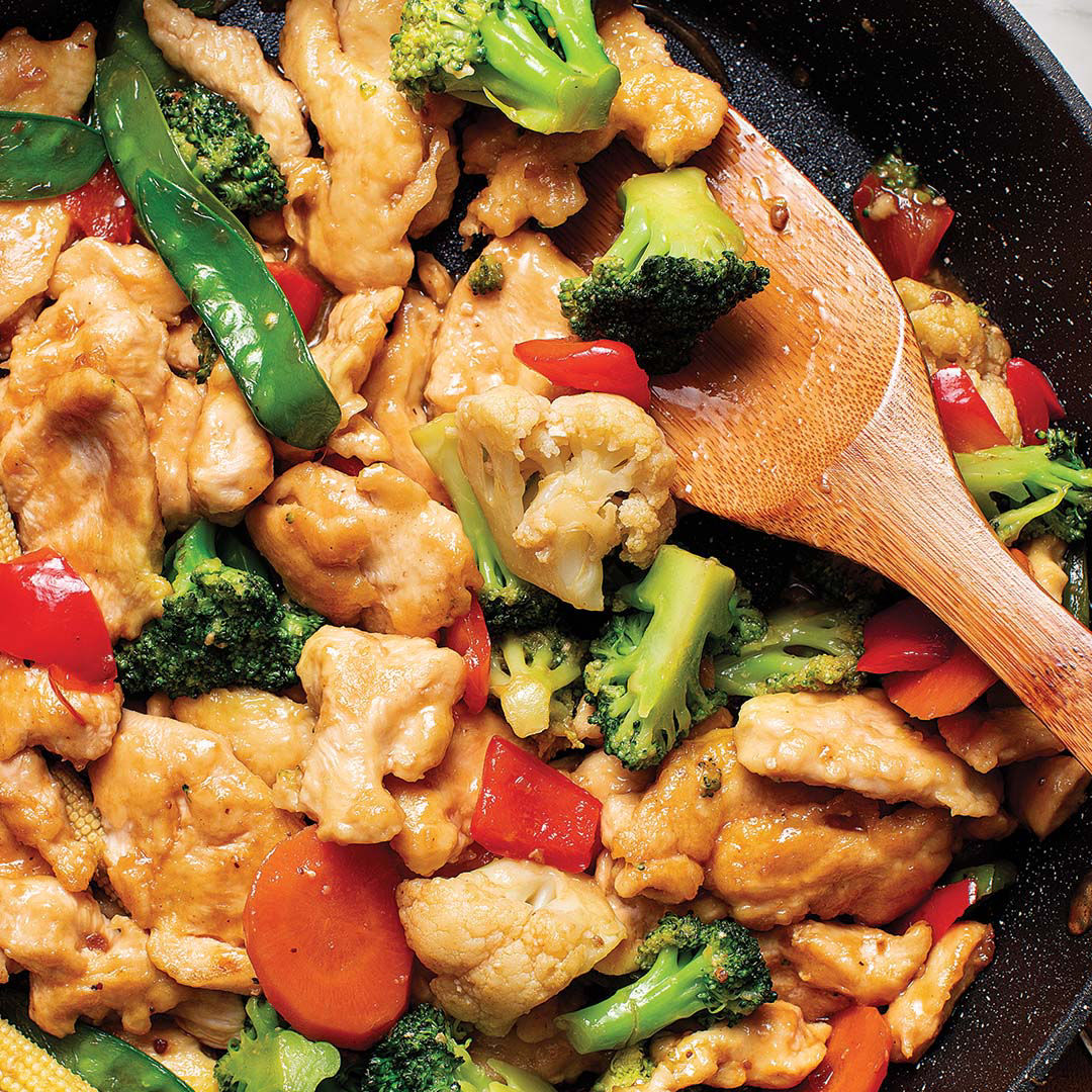 Chicken Stir Fry with Sesame Garlic Sauce